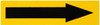 AccuformNMC Pipe Marker with No Legend and Arrow Graphic 3/4 to 1-1/4" Pipe Outside Diam, Black on Yellow HL22050Y - 88991245