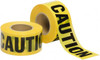 Ability One 1,000 ft. Long x 3" Wide Roll, Polyethylene, Black & Yellow Barricade Tape Message: CAUTION 9905016134244 - 53682076