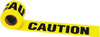 IRWIN 300 ft. Long x 3" Wide Roll, Polyethylene, Black & Yellow Barricade Tape Message: CAUTION 66200 - 77274736