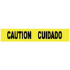 AccuformNMC 1,000 ft. Long x 3" Wide Roll, Polyethylene, Yellow Barricade Tape Message: CAUTION PT44-2ML - 72311475