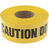 Value Collection 1,000 ft. Long x 3" Wide Roll, Polyethylene, Black & Yellow Barricade Tape Message: Caution - Do Not Enter BT3044 - 61651659