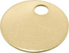 C.H. Hanson 1 Inch Diameter, Round, Brass Blank Metal Tag Blank, 50 Pieces 1078B-50 - 36929172