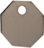 C.H. Hanson 1-1/16 Inch Diameter, Octagonal, Stainless Steel Blank Metal Tag Blank, 25 Pieces 943S-25 - 36929628