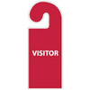 AccuformNMC 8-1/4 Inch High x 3-1/4 Inch Wide, Visitor Parking/Vehicle Hang Tag 1 Side, Plastic, Red, English VHT3 - 82737701