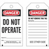 Brady 25 Qty 1 Pack Safety & Facility Tags MP PK/25 DO NOT OPERATE TAG 65367 - 02601698