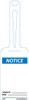 AccuformNMC Pack of (25) 11-1/4" High x 3-1/4" Long, NOTICE - SIGNED BY DATE , English Safety & Facility Tags Tag Header: Notice, 1 Side, White Unrippable Vinyl RPTH9 - 39745997