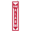 AccuformNMC Fire Alarm, Plastic Fire Sign 4" Wide x 18" High TV42 - 05244579