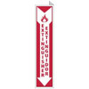 AccuformNMC Extinguisher, Plastic Fire Sign 4" Wide x 18" High, English/Spanish TV45 - 05244587