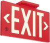 AccuformNMC Fire & Exit Signs, Type: Exit, Legend: Exit, Message or Graphic: Message & Graphic, Material: Plastic, Language: English, Viewing Points: Two-View 7052100B - 39735147