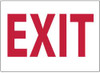 AccuformNMC Exit, Pressure Sensitive Vinyl Exit Sign 14" Wide x 10" High, Glow-in-the-Dark GL12PB - 56232325