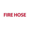 AccuformNMC Fire Hose, Plastic Fire Sign 12" Wide x 4" High, Glow-in-the-Dark GL135R - 62202718