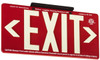 AccuformNMC Exit, Plastic Exit Sign 15-7/8" Wide x 8-5/8" High, Glow-in-the-Dark 7072B - 72311574