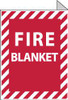 AccuformNMC Fire Blanket, Aluminum Fire Sign 9" Wide x 12" High FBFMA - 73070450