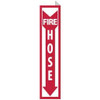 AccuformNMC Fire Hose, Plastic Fire Sign 4" Wide x 18" High TV46 - 73071029