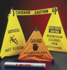 AccuformNMC Caution - Watch Your Step, 18" High, Plastic Floor Sign POP-UP, Yellow, For Accident Prevention HFS5 - 74725961