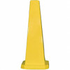 PRO-SAFE Blank - No Legend, 10" Wide x 25" High, Polypropylene Cone Floor Sign Yellow, For Restroom, Janitorial & Housekeeping 03-600-12 - 31476500