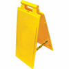 PRO-SAFE Blank - No Legend, 11" Wide x 24" High, Polypropylene A-Frame Floor Sign English, Black on Yellow, For Restroom, Janitorial & Housekeeping 03-600-33-01 - 31476682
