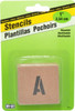 Value Collection Facility Stencils, Type: Letter Set (A-Z), Message Type: Plant Marking, Character Height (Inch): 1, Letter Value: Complete Alphabet, Material: Heavy-Duty Stencil Board ST-1 - 36940559