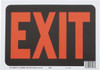 Made in USA "Exit", 9" Long x 12" Wide, Rigid Plastic Safety Sign Use for Workplace/Safety 3003 - 36939221