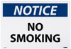 AccuformNMC "Notice - No Smoking", 14" Long x 20" Wide, Aluminum Safety Sign Rectangle, 0.04" Thick, Use for Accident Prevention N166AC - 03049533