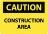 AccuformNMC "Caution - Construction Area", 20" Long x 28" Wide, Aluminum Safety Sign Rectangle, 0.04" Thick, Use for Security & Admittance C664AD - 04776076