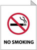AccuformNMC "Danger - No Smoking", 10" Long x 14" Wide, Pressure-Sensitive Vinyl Safety Sign Rectangle, 0.004" Thick, Use for Accident Prevention GD79PB - 05198981