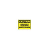 AccuformNMC "Caution - Wheels Must Be Chocked Before Loading and Unloading", 10" Long x 14" Wide, Fiberglass Safety Sign Rectangle, 0.095" Thick, Use for Accident Prevention C70EB - 07441439