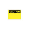 AccuformNMC "Caution - Blank No Legend", 10" Long x 14" Wide, Pressure-Sensitive Vinyl Safety Sign Rectangle, 0.004" Thick, Use for Accident Prevention C1PB - 63367189