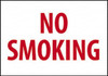 AccuformNMC "No Smoking", 10" Long x 14" Wide, Pressure-Sensitive Vinyl Safety Sign Rectangle, 0.004" Thick, Use for Smoking Regulations FMOPB - 63379069