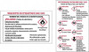 AccuformNMC Pack of (10), HAZCOM/GHS/RTK, 2" Long x 3" Wide, Paper Safety Signs Square, Use for Hazardous Materials HMC6SP - 69391274