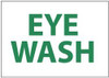 AccuformNMC "Eye Wash", 7" Long x 10" Wide, Pressure-Sensitive Vinyl Safety Sign Rectangle, 0.004" Thick, Use for First Aid M501P - 74987264