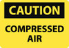 AccuformNMC "Caution - Compressed Air", 10" Long x 14" Wide, Pressure-Sensitive Vinyl Safety Sign Rectangle, 0.004" Thick, Use for Accident Prevention C438PB - 79512315