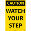 AccuformNMC "Watch Your Step", 36" Long x 24" Wide, Corrugated Plastic Safety Sign Rectangular, Use for Workplace/Safety SFS103C - 98874159