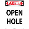 AccuformNMC "Open Hole", 36" Long x 24" Wide, Corrugated Plastic Safety Sign Rectangular, Use for Workplace/Safety SFS106C - 98874175