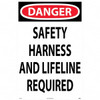 AccuformNMC "Safety Harness Line", 36" Long x 24" Wide, Rigid Plastic Safety Sign Rectangular, Use for Workplace/Safety SFS108R - 98874209