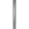 TAPCO 8 ft. High, Galvanized Traffic Sign Post Steel, 7/16" Hole Diam, Silver 054-00043 - 44981397
