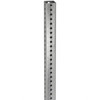 TAPCO 10 ft. High, Galvanized Traffic Sign Post Steel, 7/16" Hole Diam, Silver 1603-00003 - 50728567