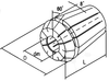 Harlingen ER-32 14mm Spring Collet, 14.0-13.0mm - 9710-4055