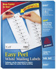 Avery Pack of (2000), 1" x 4" White Paper Shipping Labels For Inkjet Printers 08461 - 81629677