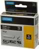DYMO 1/2" x 18 ft. Black Vinyl Label Printer Cartridge For RHINO 1000, 3000, 4200, 5000, 5200,6000, 6500 1805435 - 45715828
