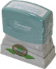 Value Collection Approved, Blue Pre-Inked Stamp 1/2 Inch Wide x 1-5/8 Inch Long MSC-1008 - 36968832