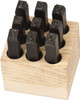 Made in USA 9 Piece, 1/4" Character Steel Stamp Set Figures, Standard 06091 - 00200162