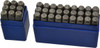 Value Collection 36 Piece, 1/4" Character Steel Stamp Set Letters & Figures, Economy LP/6-NP/6 - 00929489