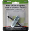 Value Collection Grease Fitting Extractors, Installers & Cleaners, Type: Grease Fitting Extractor, Extractor Tap Rethreads: 1/4-28, Extractor Hex Size (Inch): 3/8, 5/16 BD-19330 - 43592823