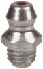 Alemite Straight Head Angle, 1/4-28 Taper Carbon Steel Taper Thread Grease Fitting 5/16" Hex, 11/16" Overall Height, 23/64" Shank Length, 10,000 Operating psi, Zinc Plated Finish 1652-B - 03244498