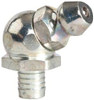 Alemite 65° Head Angle, Nickel/Copper Drive-In Grease Fitting 45/64" Overall Height, 7/32" Shank Length, Zinc Plated Finish 1646-B1 - 03244621