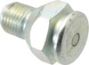 Alemite Straight Head Angle, 1/4 NPTF Button-Head Grease Fitting 7/8" Hex, 1-1/4" Overall Height, 1/2" Shank Length, 15,000 Operating psi, Zinc Plated Finish 1823-1 - 03245008