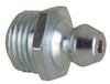 Alemite Straight Head Angle, M10x1.0 Metric Steel Standard Grease Fitting 11mm Hex, 1/4" Shank Length, 10,000 Operating psi, Zinc Plated Finish 2109 - 03245164