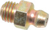PROLUBE Straight Head Angle, 5/16-24 UNF Steel Standard Grease Fitting 7/16" Hex, 16.7mm Overall Height, 6.35mm Shank Length, Zinc Plated Finish GFT/5-16/24-10 - 08060857