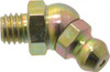 PROLUBE 45° Head Angle, M6x1.0 Metric Steel Standard Grease Fitting 9mm Hex, 21mm Overall Height, 5.5mm Shank Length, Zinc Plated Finish GFT/6/1/45/ST-5 - 08060873